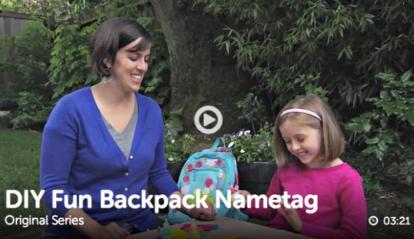 Backpack Name Tag Video How-to