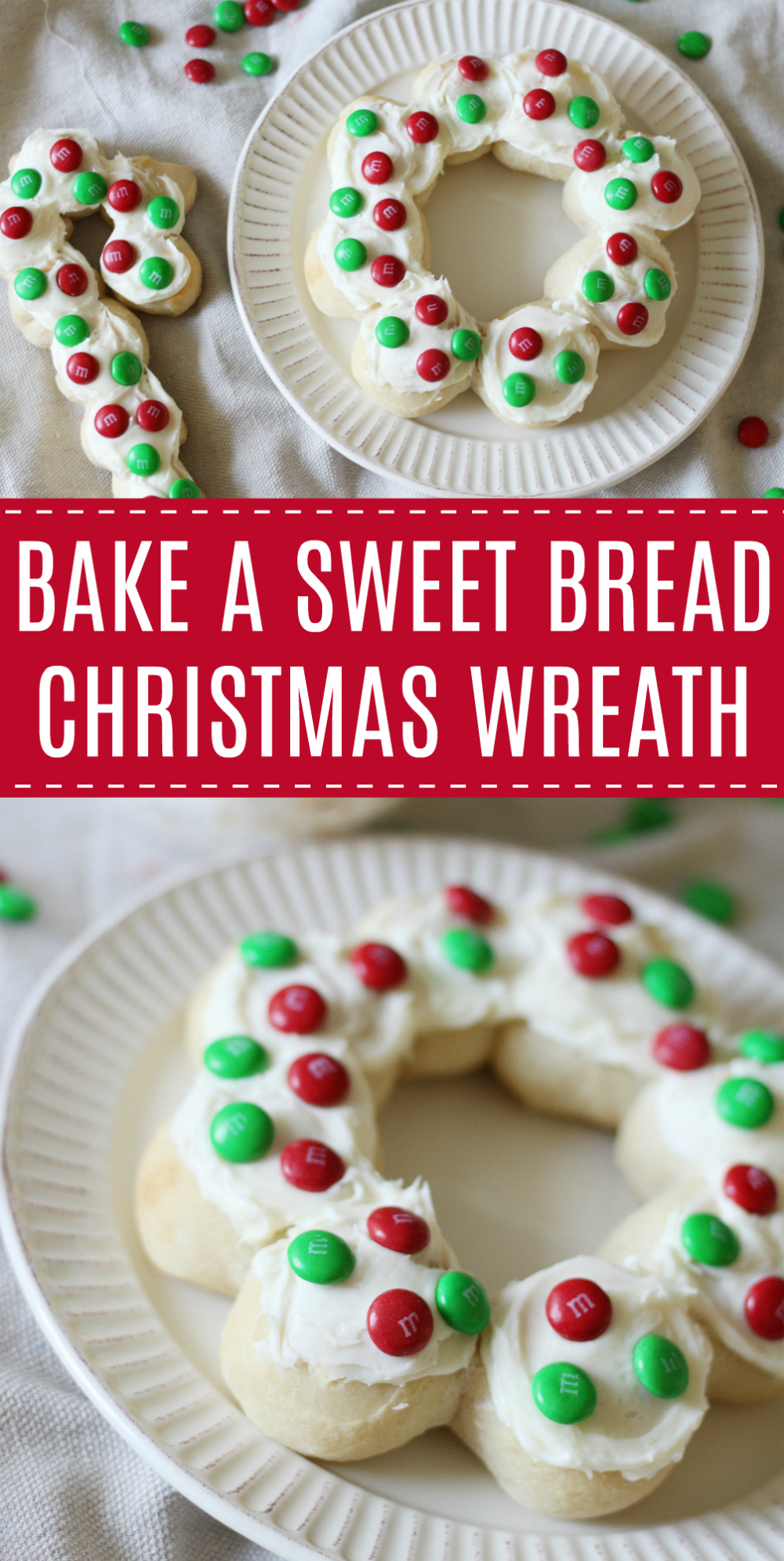 Bake A Sweet Bread Christmas Wreath for the Holidays