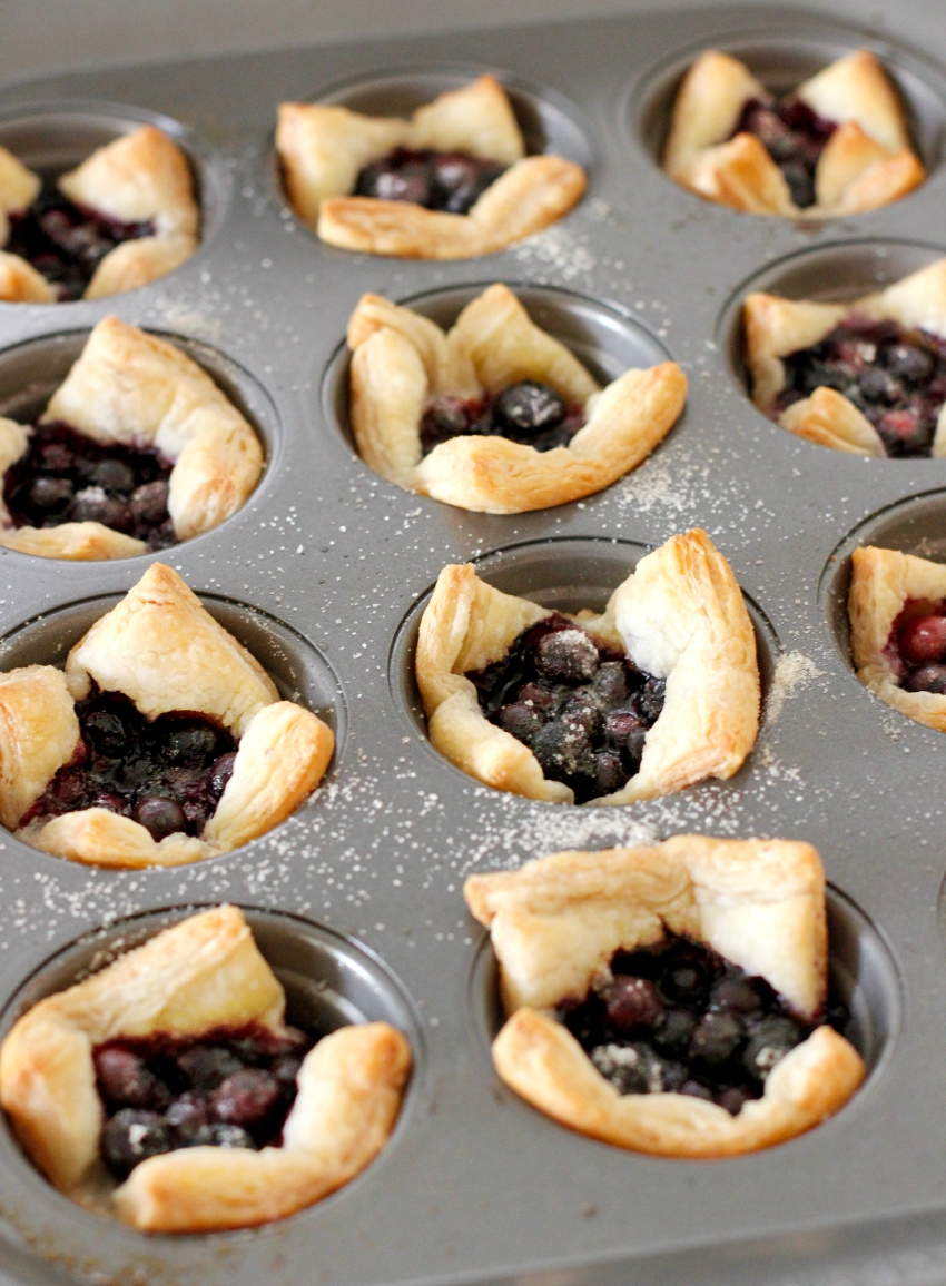 Bake Mini Muffin Tin Blueberry Tarts