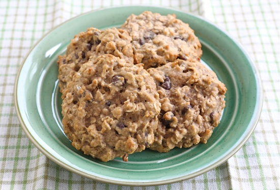 Banana Chocolate Chip Oatmeal Cookies