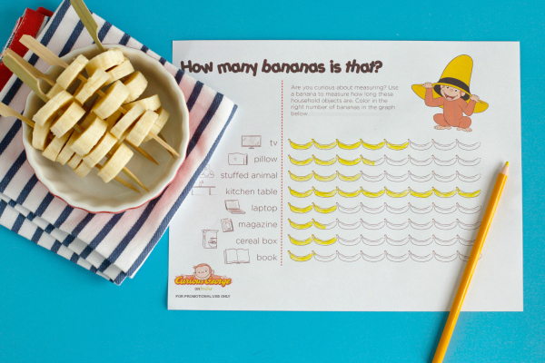 Banana Measuring Graph and Snack Activity