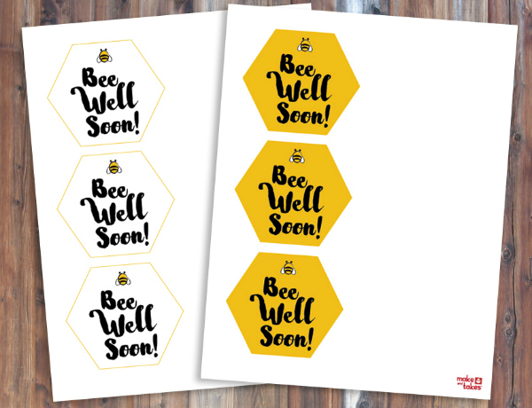 Bee Well Soon Free Printables