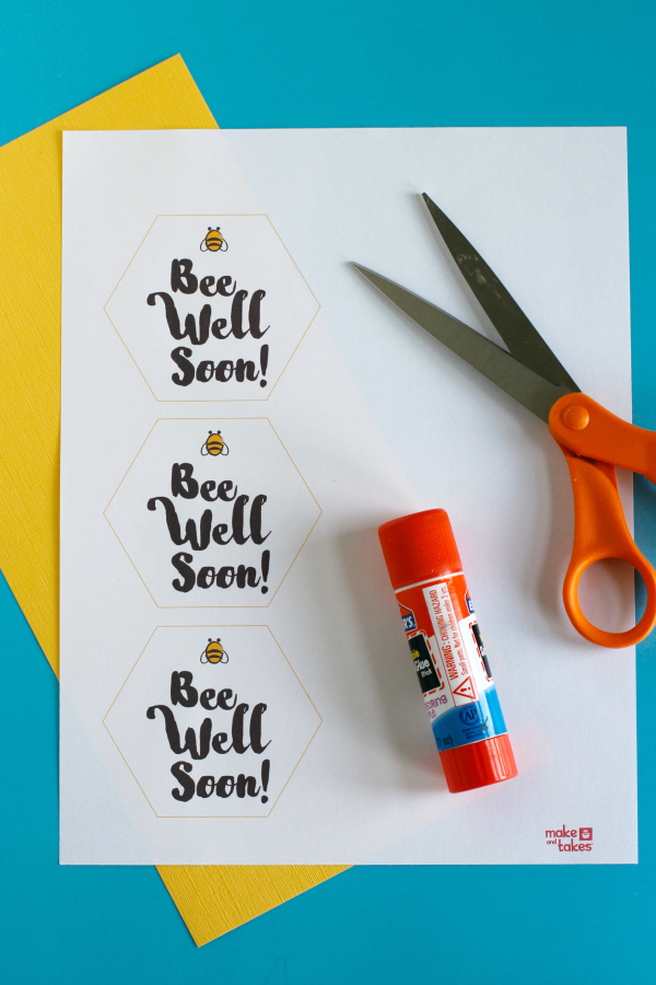 Bee Well Soon Printable Tags