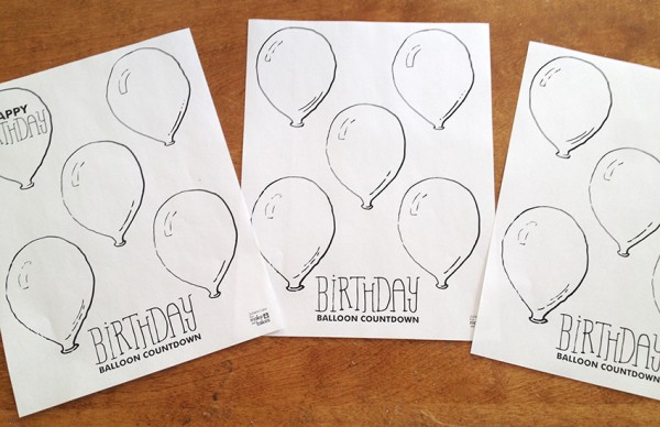Birthday Balloon Countdown 2