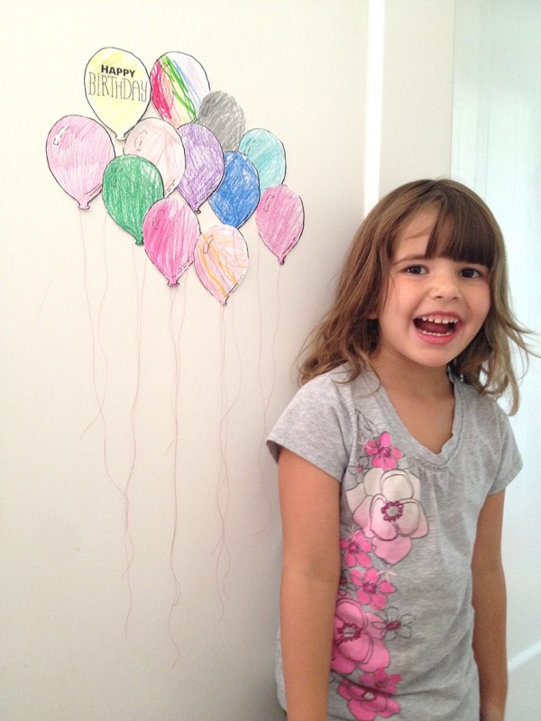 Birthday Balloon Countdown 7