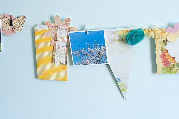 Bits and Pieces Springtime Garland DIY