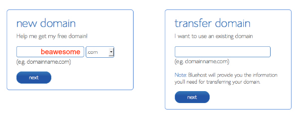 BlueHost Domain Registration Be Awesome