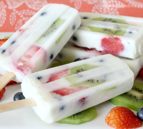 Breakfast Fruit Popsicles