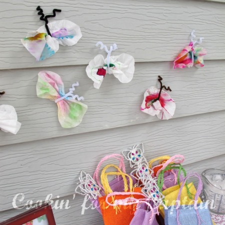 Butterfly birtday party craft