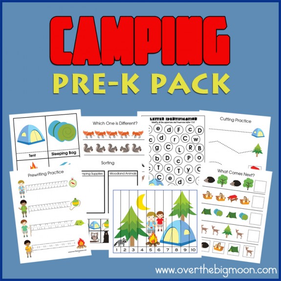 preschool-art-ideas-for-camping-theme-paper-plate-smores-kid-craft