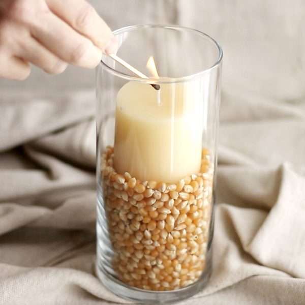 DIY Candle Vase