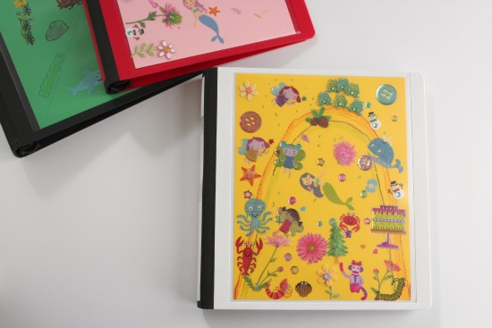 Children's Art Work Binder