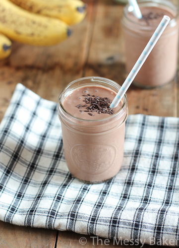 Chocolate Banana Cake Batter Milkshake