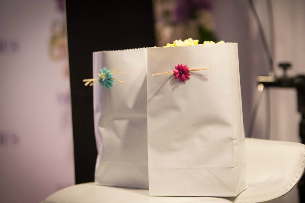Cinerama Floral Popcorn Treat Bags