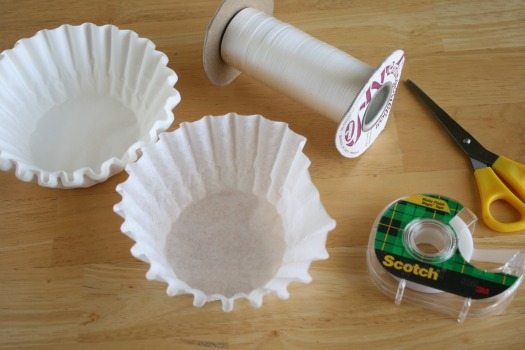 Coffee Filter Snowflake Supplies