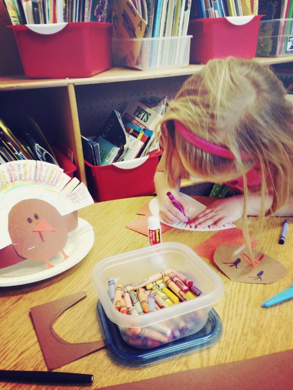 Colorful Paper Plate Turkey Headbands