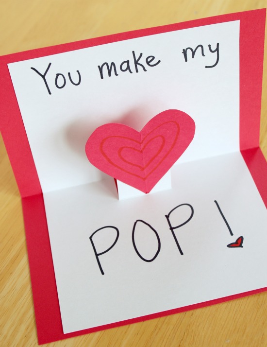 Well I’ve got another version of the pop up card. A card that pops ...