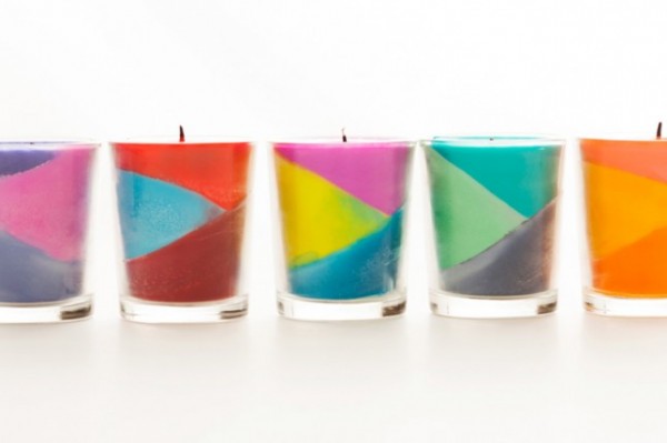 Color Block Candles