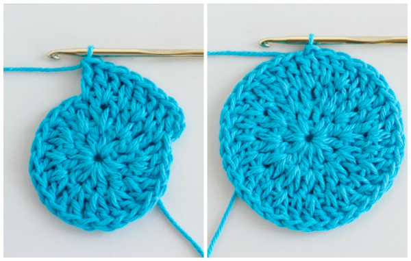 Crochet Bath Scrubbie 3 Round