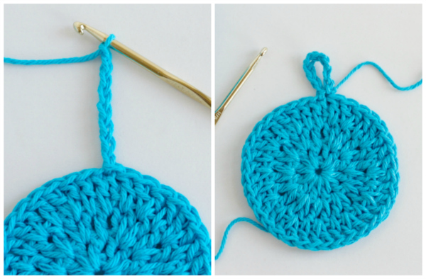 Crochet Bath Scrubbie Making the Hook