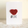 Crochet Heart Tutorial for Valentine's Day with Printable Card-10