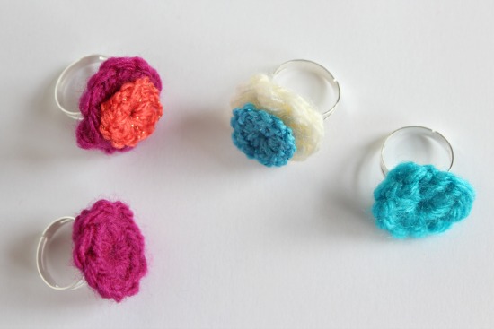 Crochet Mini Circle Rings 3