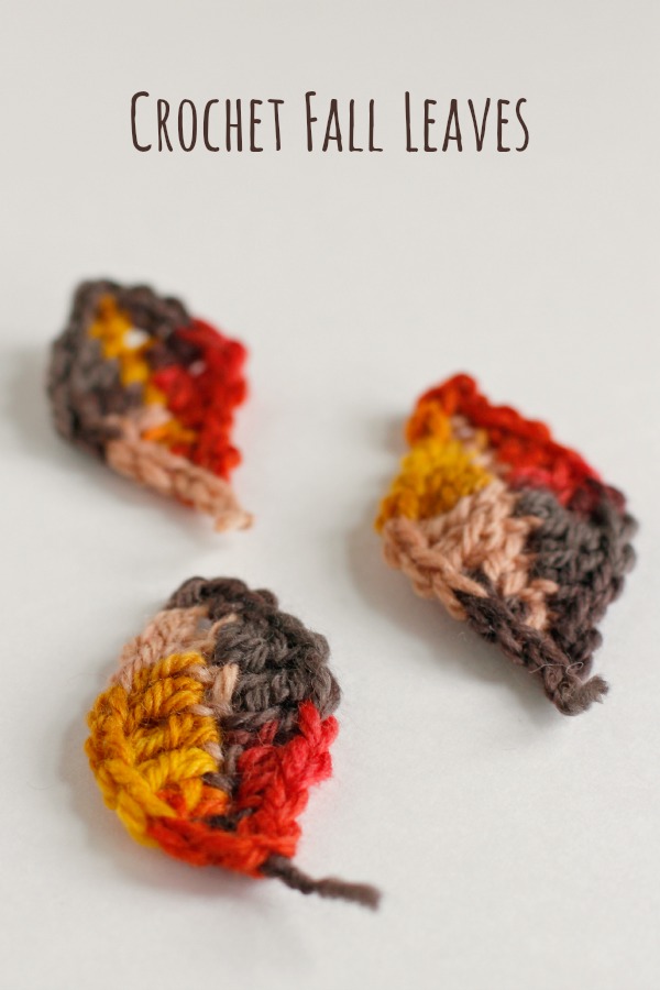 Crochet Pattern Fall Leaves