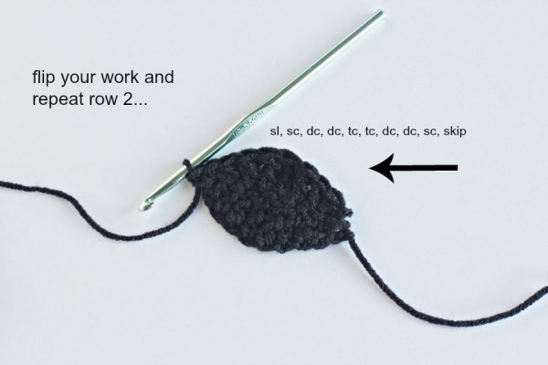 Crochet Pattern for a Pirate Eye Patch Instructions