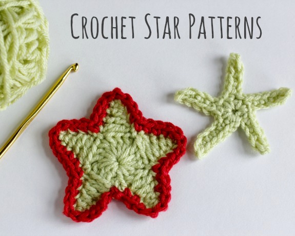 Crochet Star Patterns @makeandtakes.com #crochetaday