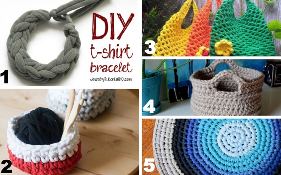 Crochet T-shirt Yarn Projects