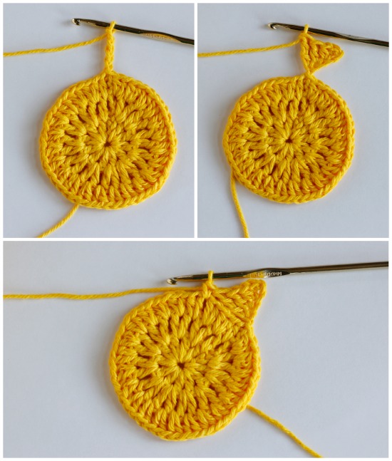 Crochet Triangles for Sun Coasters