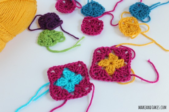 háčkování granny squares