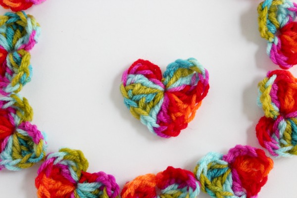 Crocheting Hearts