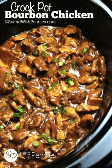 Crock Pot Bourbon Chicken