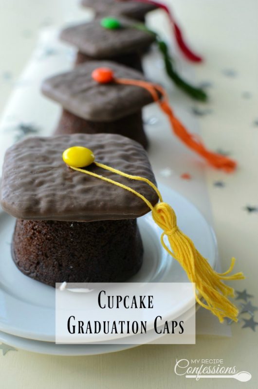 Cupcake Graduation Caps