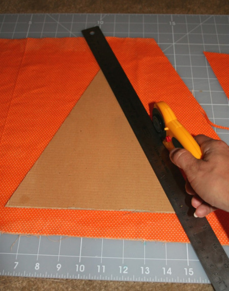 Cutting Mod Podge Fabric