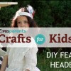 DIY 1920s feather headband