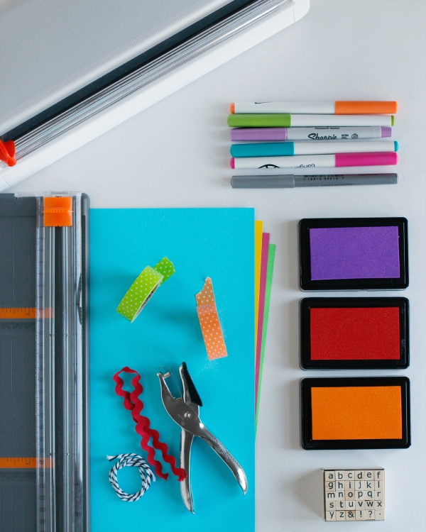 DIY Bookmark Supplies for Back to School