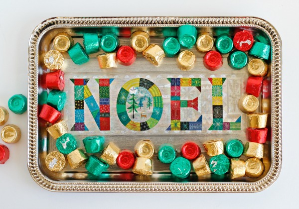 DIY Holiday Card Treat Tray Tutorial