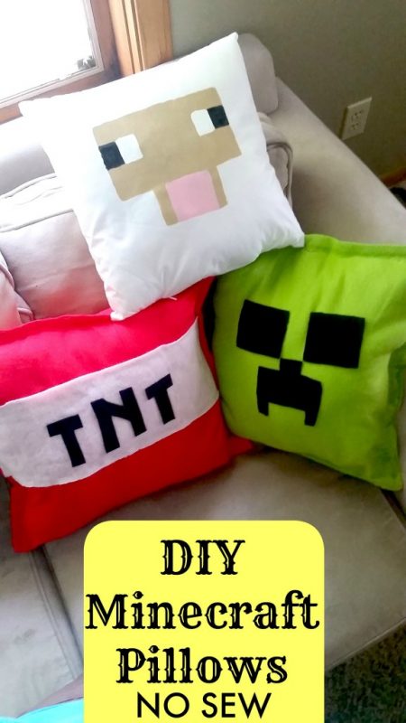 DIY Minecraft Pillows
