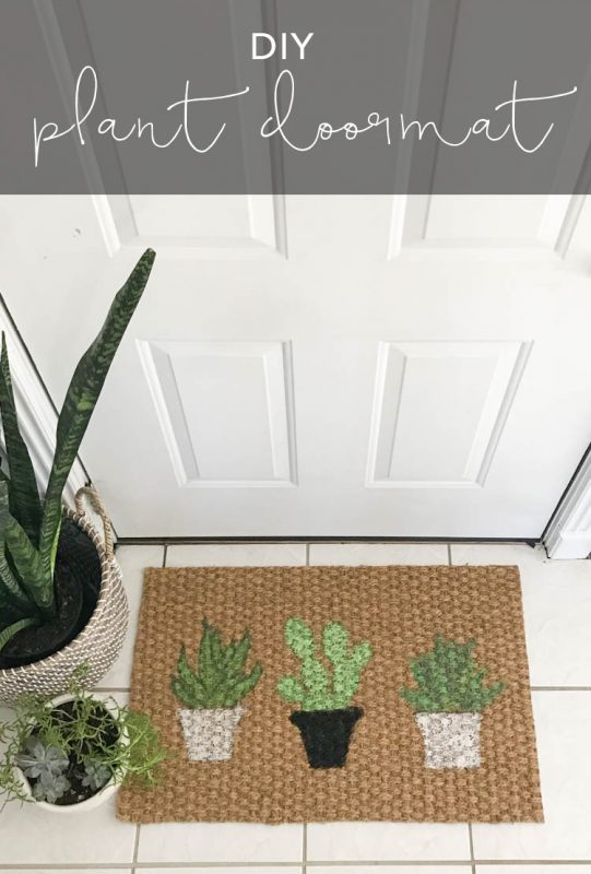 Plant Doormat Idea