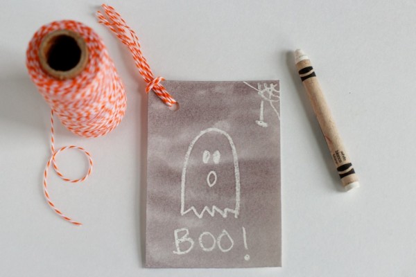 DIY Watercolor Gift Tags for Halloween