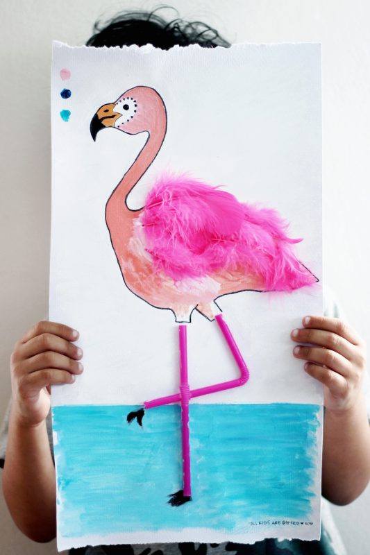 Flamingo DIY + Printable
