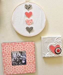 Embroidery Hoop Valentine Finished Product Embroidery Hoop Valentine Finished Product