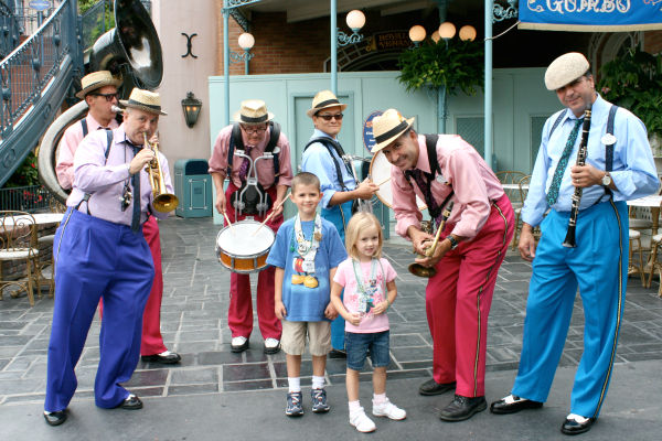 Dancing at Disneyland with the Band for Beads