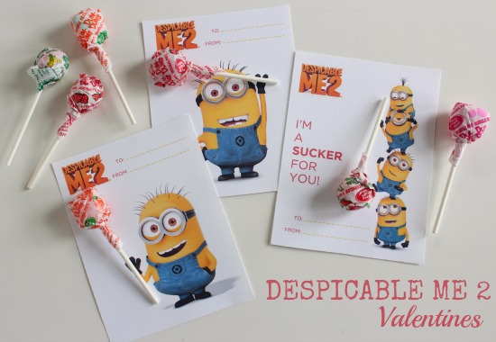 Despicable Me Valentine Printable