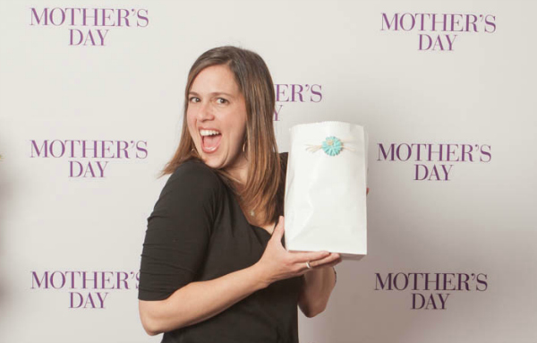 Displaying Mother's Day Popcorn Bags
