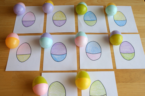 mixed up easter eggs