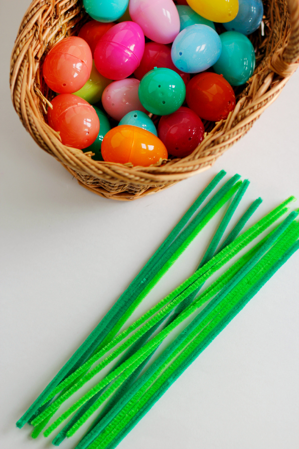 Easter Eggs and Pipe Cleaners Supplies