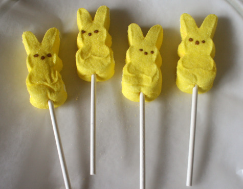 Easter Peeps on a Stick